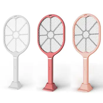 

2 In 1 Electric Swatter And Night Mosquito Killer Lamp USB Rechargeable Electric No Noise No Radiation Anti Mosquito Lamp Home