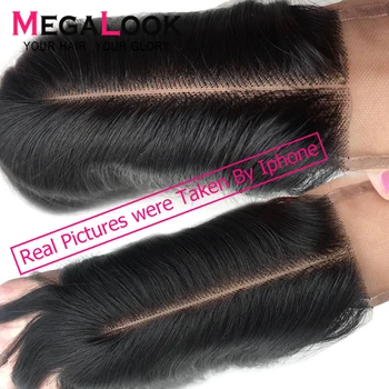 

13x4 Lace Frontal Closure Human Hair Closure 2X6 Lace Closure Brown Brazilian Remy Middle Part closure straight closure 4X4