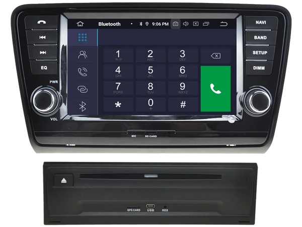 8-дюймовый Восьмиядерный процессор ОС Android 10 0 автомобильный DVD-мультимедийный