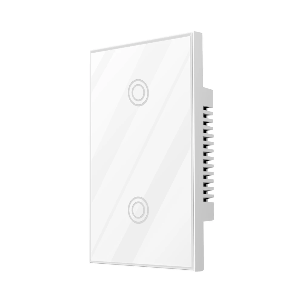 NEO COOLCAM NAS-SC01Z Z-wave Wall Light Switch 2 Gang US Type EU 868.4MHZ Z Wave Wireless Smart Remote Control