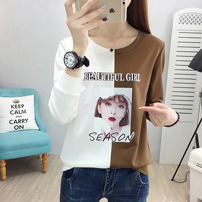 coffee Shintimes, женские толстовки, свитшоты, для девушек, Осень-зима, с длинным рукавом, свободные, для женщин, модные, sudaderas mujer, повседневные, спортивные, Femme - Цвет: coffee