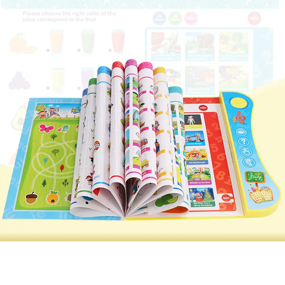 

Children Study Leaning Story Toys Baby Educational Voice Reading Machine Book Kid Smart Reading English Language Leaning Machine