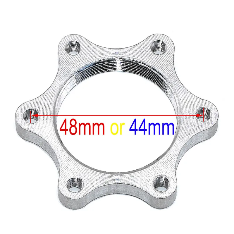 

Резьбовые ступицы для электроскутера, мотоцикла, велосипеда, свободного колеса, дисковый тормозной ротор, 6 болтов, фланец-адаптер