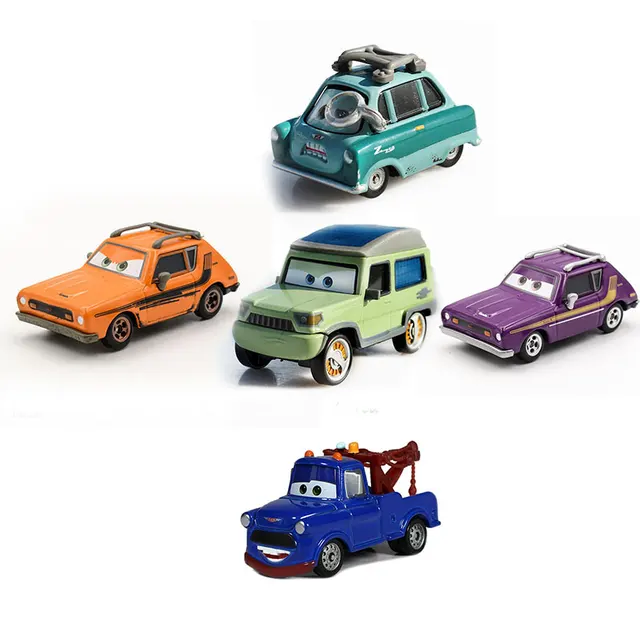 Genuine Cars2 Finn Mcmissile Holley Badass Doc.z Car model Anime Movie Characters Model Alloy Metal Diecast Vehicle Toy for Boys 3