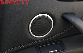 

BJMYCYY car accessories The car door acoustics decoration Car styling For BMW X1 F48 2015-16