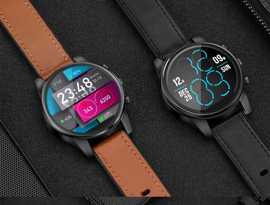 Смарт часы Zeblaze Thor 4 PRO мужские с функцией измерения пульса и артериального