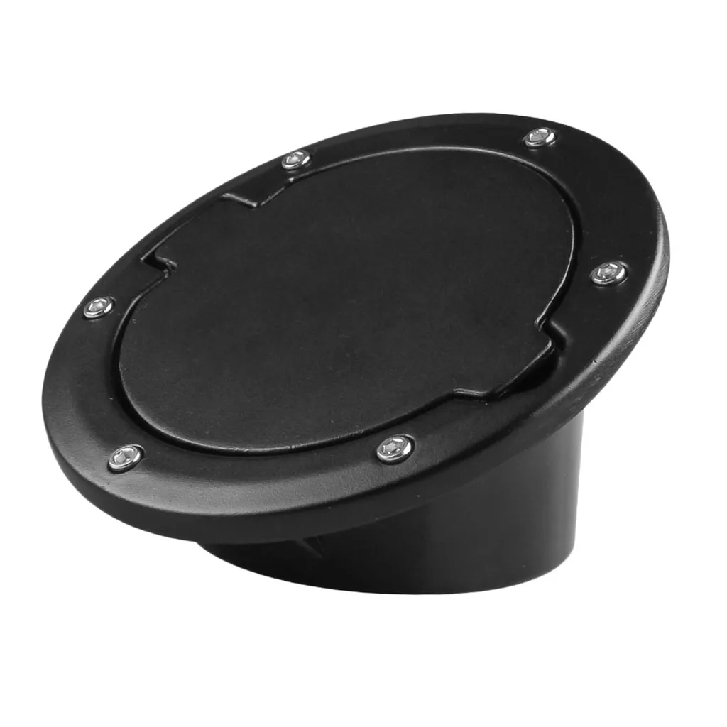 Metal Black Locking Gas Tank Cap Cover For Jeep Wrangler Jk 2/4 Door 07