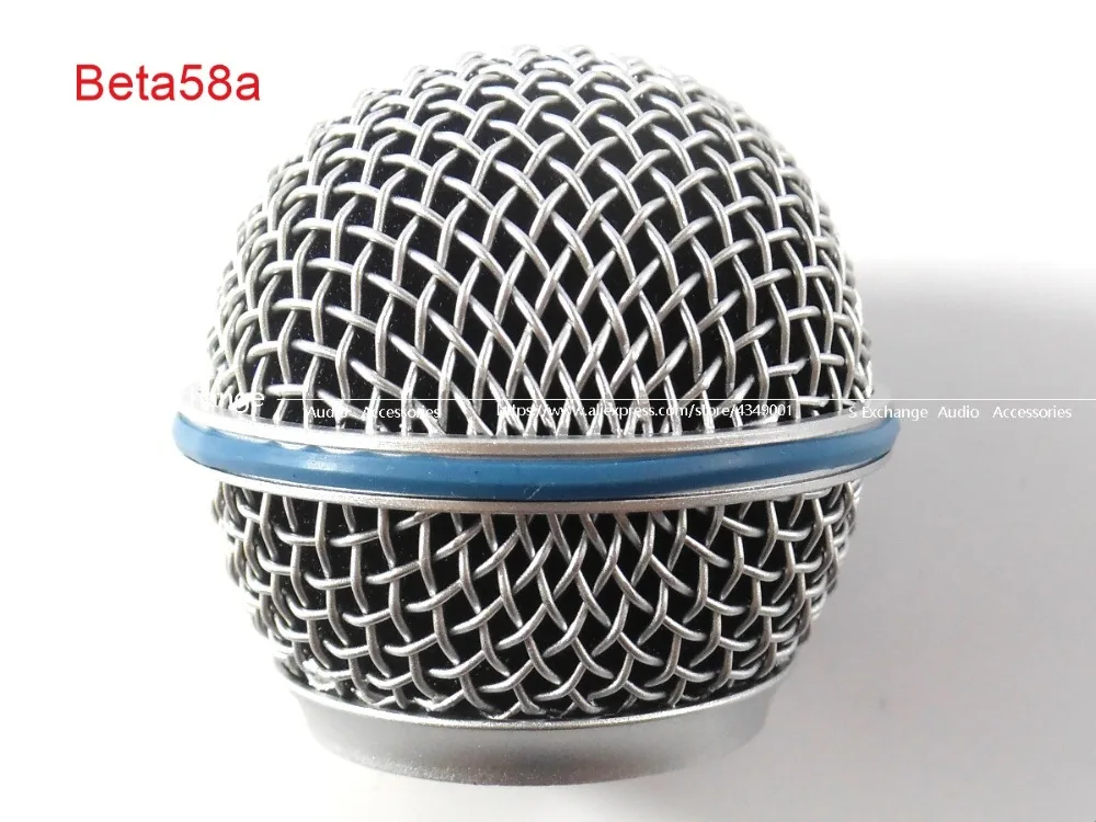 Grelha de Microfone para Substituição Grelha com Cabeça Esférica para Shure Ato58 P258a com 10 Peças - Image 2