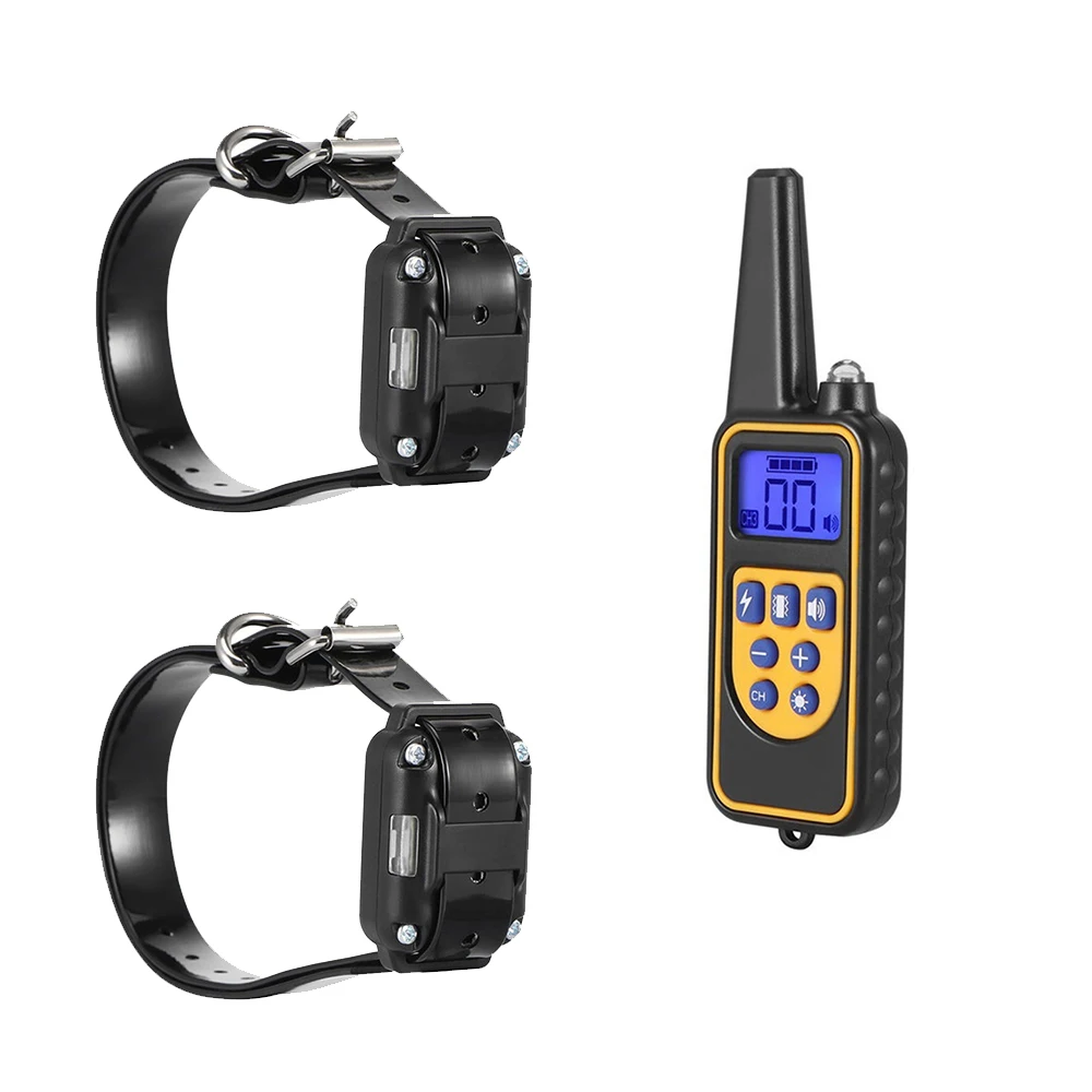 

Hot 880 Electric Dog Collar Pet Rechargeable Remote Control Waterproof Control Dog Training Collar with LCD Display Dog Collar