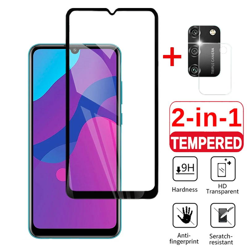 2в1 Закаленное стекло пленка для объектива камеры Huawei Honor 9A 9C 9S 9X pro Premium 8A 8C 8S 8X
