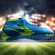 Новые футбольные ботинки TIEBAO Для Взрослых Подростков Дышащие носки длиной по щиколотку TF Turf футбольные бутсы, кроссовки для мужчин Chuteira Futebol