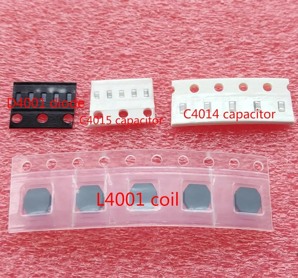 5 компл./лот = 20 шт. для iPad 6 air 2 L4001 coil + D4001 diode C4014 конденсатор задней подсветки C4015 LCD