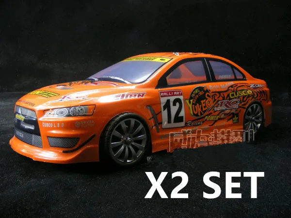 

S040 EVO 1/10 1:10 PVC painted body shell for 1/10 RC hobby racing car 2pcs/lot free shipping