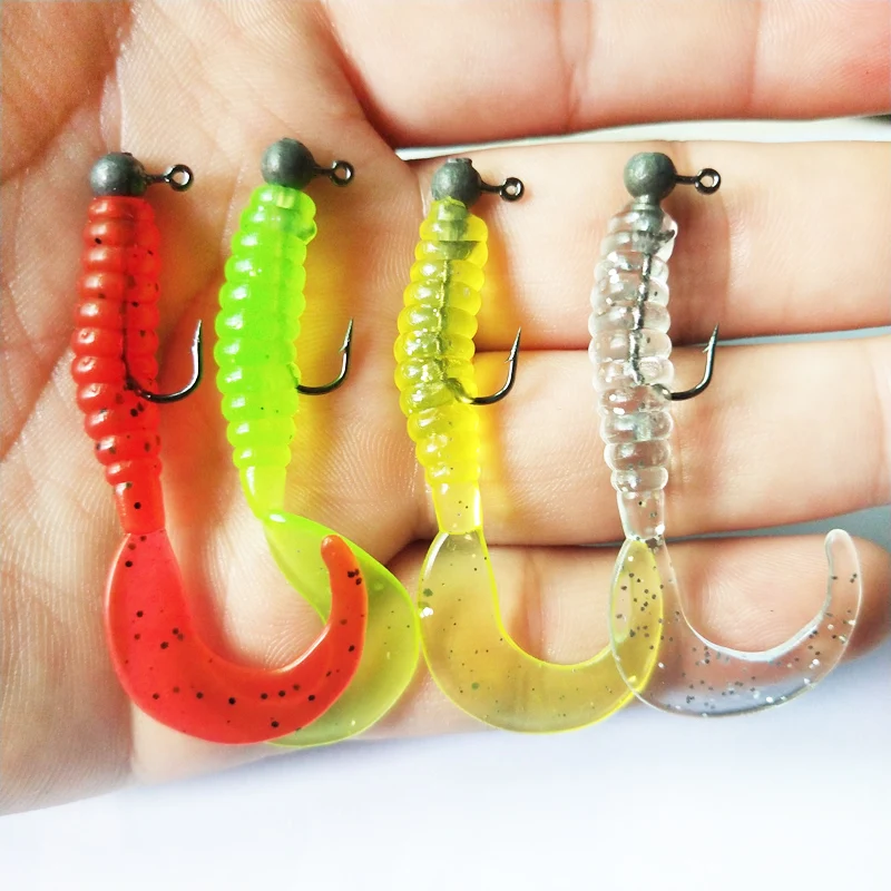 1pcs soft lure Worm Wobblers Fishing Lure 55mm 2.3g Aritificial Silicone salt Smell Bass Pike Fishing Jigging Bait Carp Fishing 1pcs soft lure Worm Wobblers Fishing Lure 55mm 2.3g Aritificial Silicone salt Smell Bass Pike Fishing Jigging Bait Carp Fishing