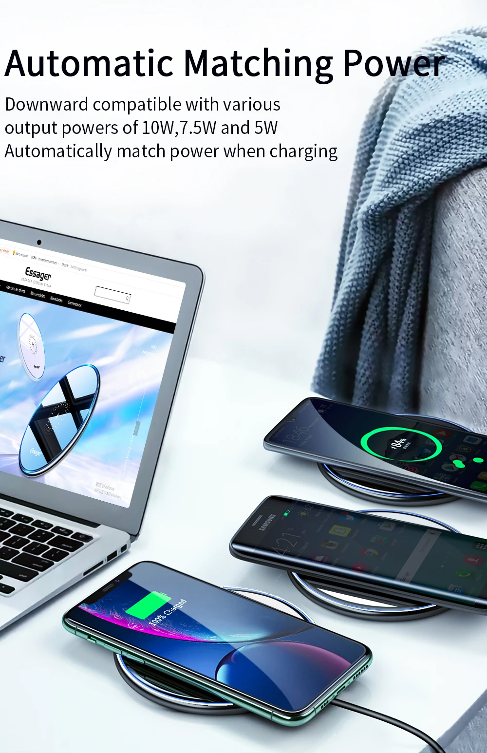 fast wireless charging pad 