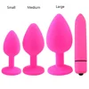 Soft Silicone Anal Butt Plug Prostate Massager Adult Gay Products Anal Plug Mini Erotic Bullet Vibrator Sex Toys for Women Men 1