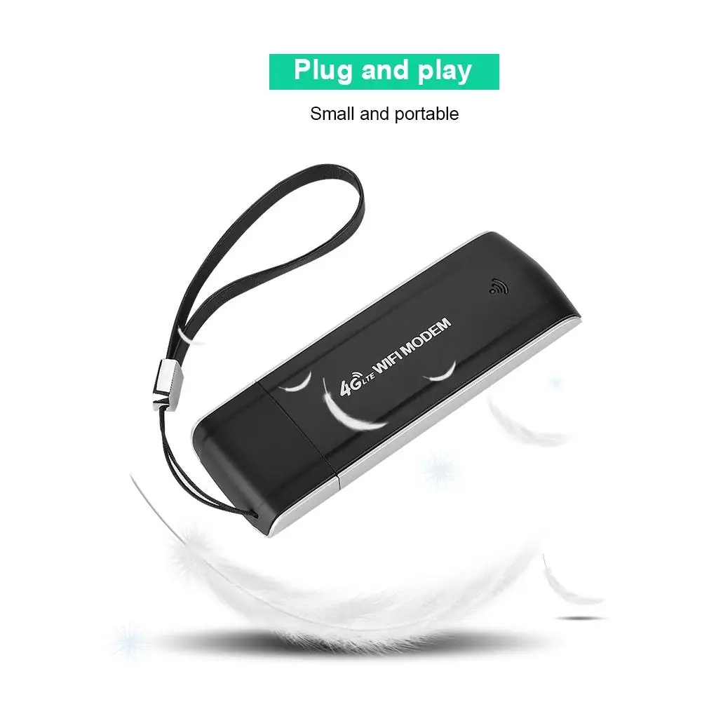 4G Портативный USB wifi адаптер модем беспроводная сетевая карта(диапазон: FDD: B1/B3/B5) подходит для Windows для MAC OS X 10,5 ноутбука