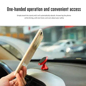 

Auto Car Accessories Interior Multipurpose Magnetic Bracket 360 Degree Rotating Aluminum Alloy Car Mobile Phone Holder Bracket