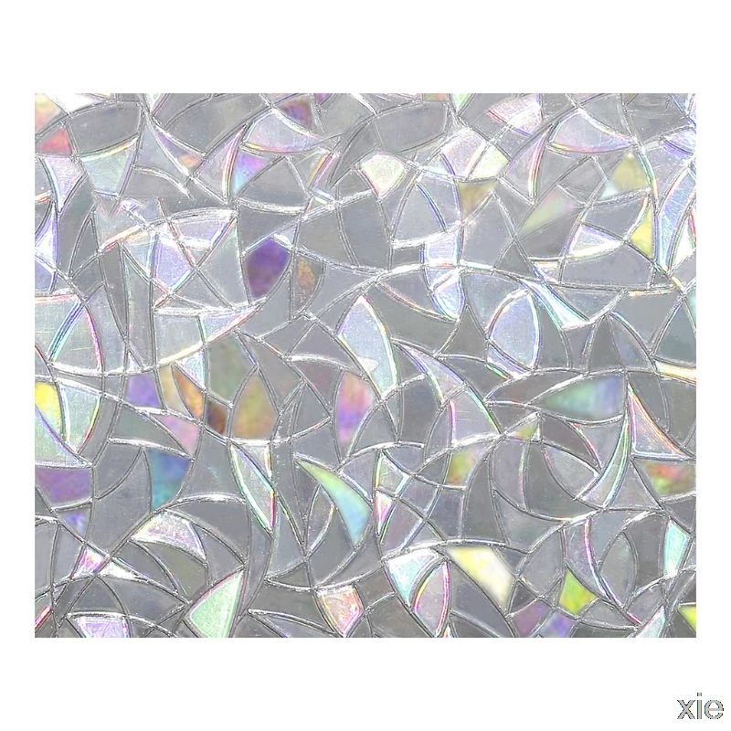 

3D Static Decorative Privacy Window Glass Film Sticker Stained Anti UV Self-adhesive Rainbow Stickers Home Decor