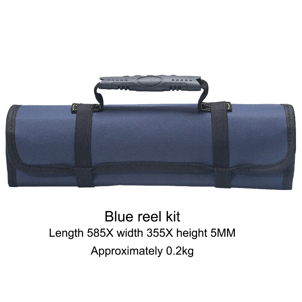 

Dropship Tool Bag Practical Carrying Handle Roller Bag Oxford Canvas Chisel Electrician Toolkit New Instrument Case