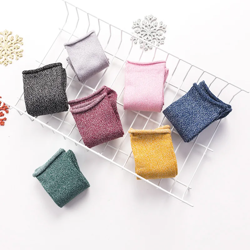 

CHILDREN'S Socks Early Spring New Style Cotton Versatile Silver Bunching Socks Tube Socks