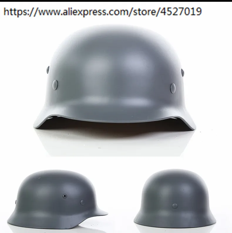 Немецкая война все стальные шлемы Армейский Зеленый Черный Серый Стальной шлем армия активного отдыха M35 защитный шлем WW2 мировая война 2