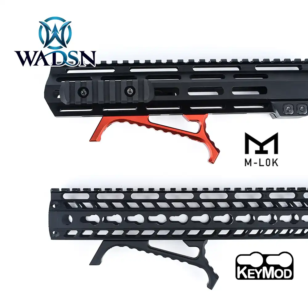 wadsn vp23 tactical angled handguard grip for m-lok keymod