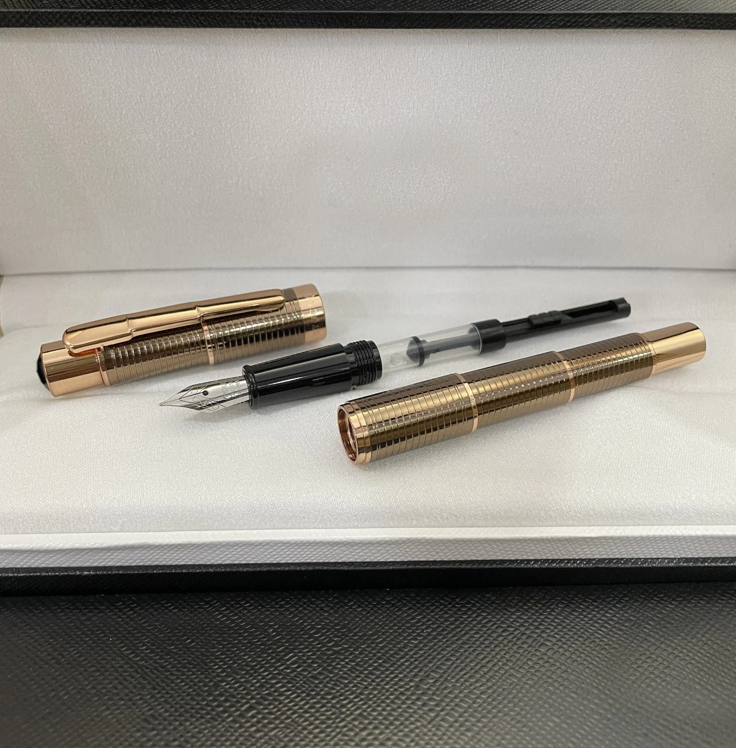 Stylos Bille Métal Gravés – Cadeau Personnalisé Avec Nom, Message – 5 Stylos + 10 Recharges – Parfait Pour Entreprises, événements
