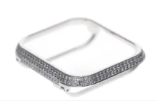 

New 38 42 mm Watch alloy Frame Case Cover For Apple Watch platinum diamond case 2 pcs 44mm 2 pcs 42mm 1 pc 40mm cover