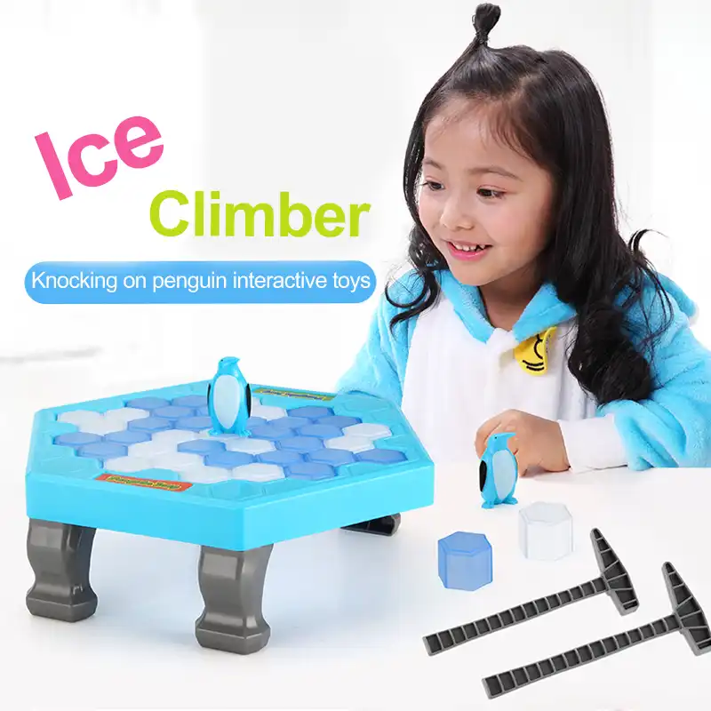 保存ペンギンアイスブロックブレーカートラップおもちゃおかしい親の子供子供テーブルゲーム教育キッズおもちゃdiyアセンブリインタラクティブゲーム パーティーゲーム Aliexpress