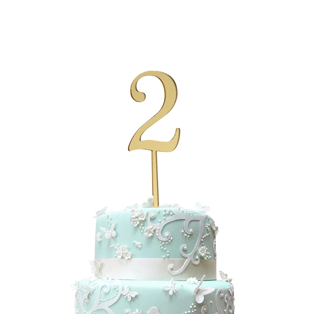 Золотой Топпер для торта, инструменты для свадебного декора, Кекс с днем рождения, акриловый Топпер, принадлежности для детского душа