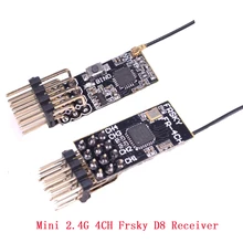 Mini 2.4G 4CH Frsky Compatible with D8 Receiver w/ PWM Output RC Multirotor Spare Part For Frsky RC Models Quadcopter