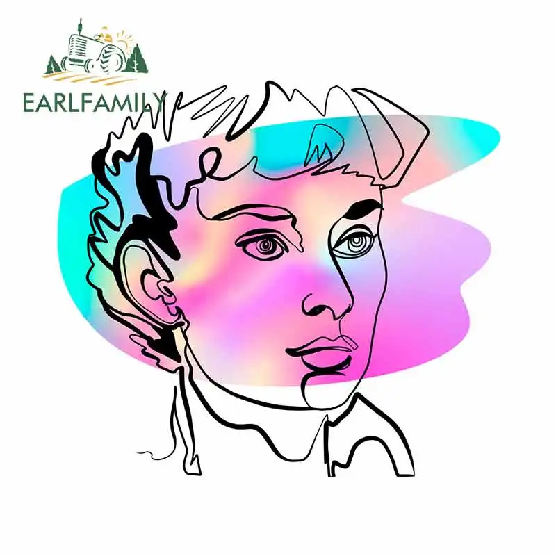 EARLFAMILY 13 см x 11 7 для Audrey Hepburn Like Woman Portrait DIY наклейки автомобиля на мотоцикл забавная
