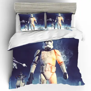 

Star War 3D Bedding Set Luxury Modern Duvet Cover Bed Linen Sets King Queen Full Twin Bed Brief High Quality Fabrics Bedding Set