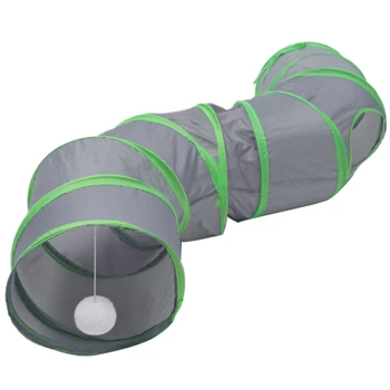 

"S"Funny Pet Tunnel Cat Play Tunnel Cat Toys Foldable Holes Cat Tunnel Kitten Cat Toy Bulk Cat Toys Rabbit Play Tunnel