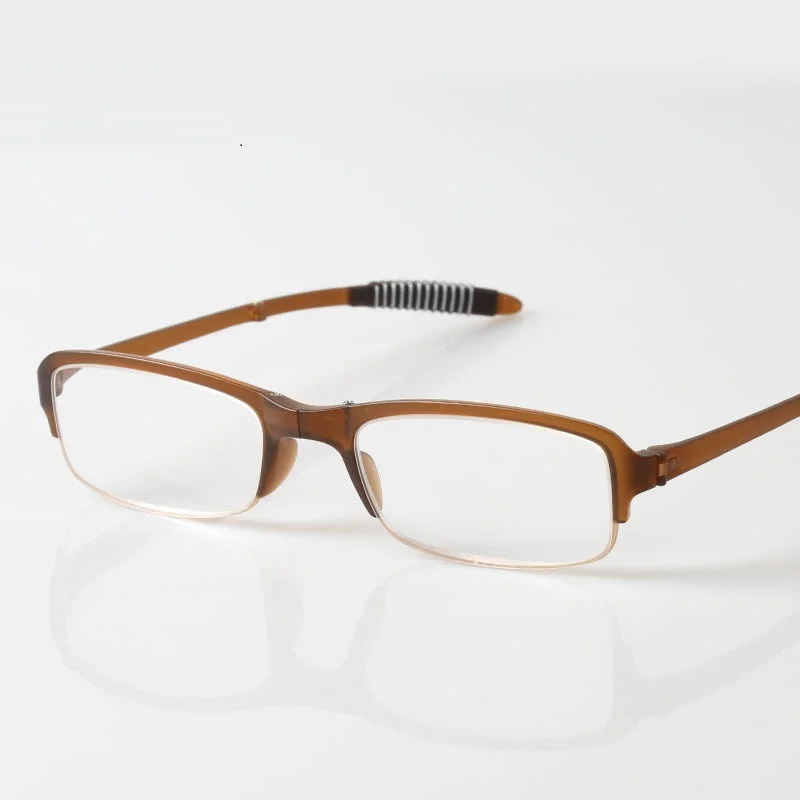 Vazrobe TR90 Reading Glasses Men Women Foldable Diopter Eyeglass Presbyopia Eyewear Case Free Ultra Light Portable Work Walk