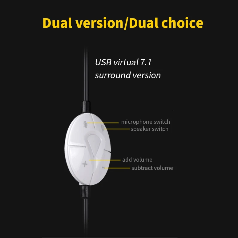 SOMIC USB Gaming Headset Virtual 7 1 Surround Sound Noise Canceling Mic Volume Control LED Light Headphones for PC