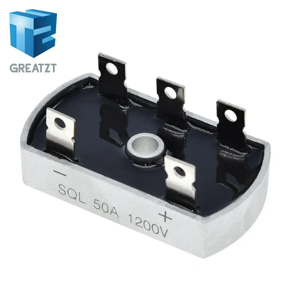 50A 1200V Aluminum Metal Case 3 Phase Diode Bridge Rectifier 50Amp SQL50A Module