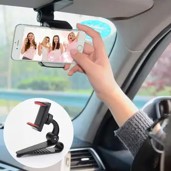 

US Car Sun Visor Clip Mount GPS Mobile Phone Holder Stand Bracket 360° Rotatable