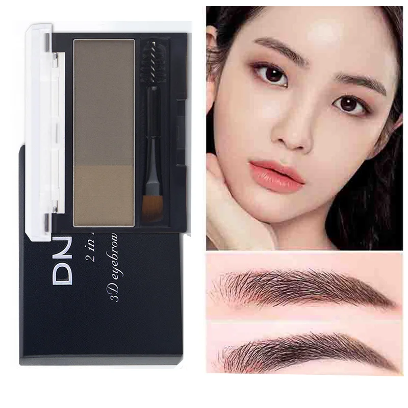 

Long Lasting Eyebrow Powder Double Colors Eyebrow Enhancers Powder Palette Eye Brow Makeup Natural Eyebrows Shadow Cosmetics