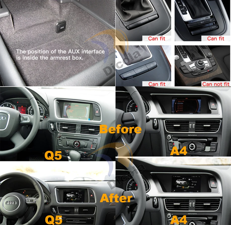 6 ядерный автомобильный DVD gps плеер для Audi A4 B8 A5 2008- Android 9 Авто радио мультимедиа навигация 4 Гб+ 32 ГБ ips экран задняя камера