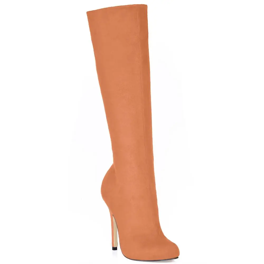 Пикантные вечерние женские сапоги на высоком каблуке шпильке Rodilla Botas Mujer Zapatos de