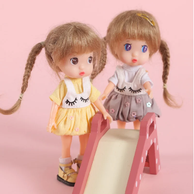 M004 детские игрушки ручной работы 1/12 ob11 куклы Suge BJD/Аксессуары для кукол SD GSC красочные ресницы пачка платье 1