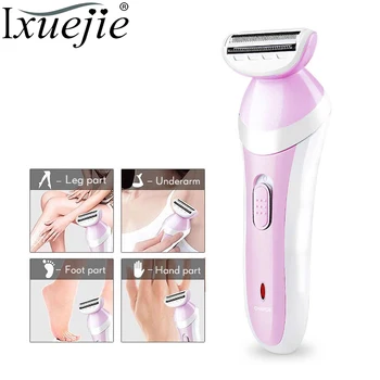 

IXueJie Electric Female Epilator Women Razor Portable Hair Removal Machine Painless Epilation Lady Bikini Leg Shaving Trimmer