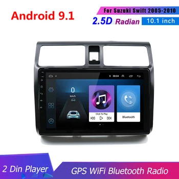 

10.1" Android 9.1 2 din Car Stereo GPS Navigation Radio Multimedia Player For 2005 2006 2007 2008 2009 2010 Suzuki Swift Head Un