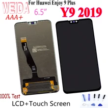 WEIDA 6," для huawei Y9 /ENJOY 9 Plus ЖК-дисплей кодирующий преобразователь сенсорного экрана в сборе для Y9 Замена ЖК-дисплея с инструментами