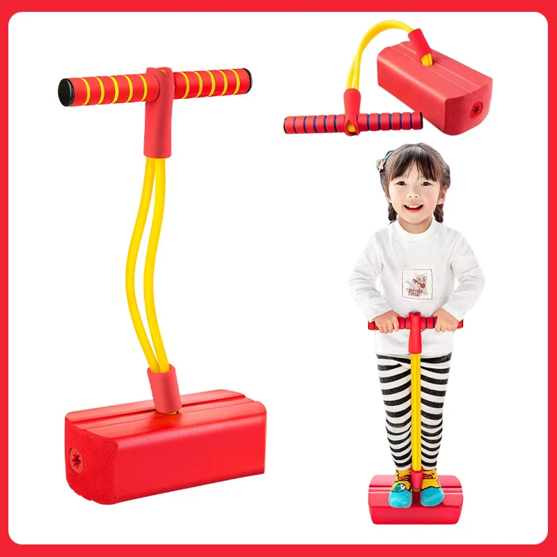 Foam Stick Jumper For Kids Outdoor Sports Fitness Toddler Games Sensory ToSK 