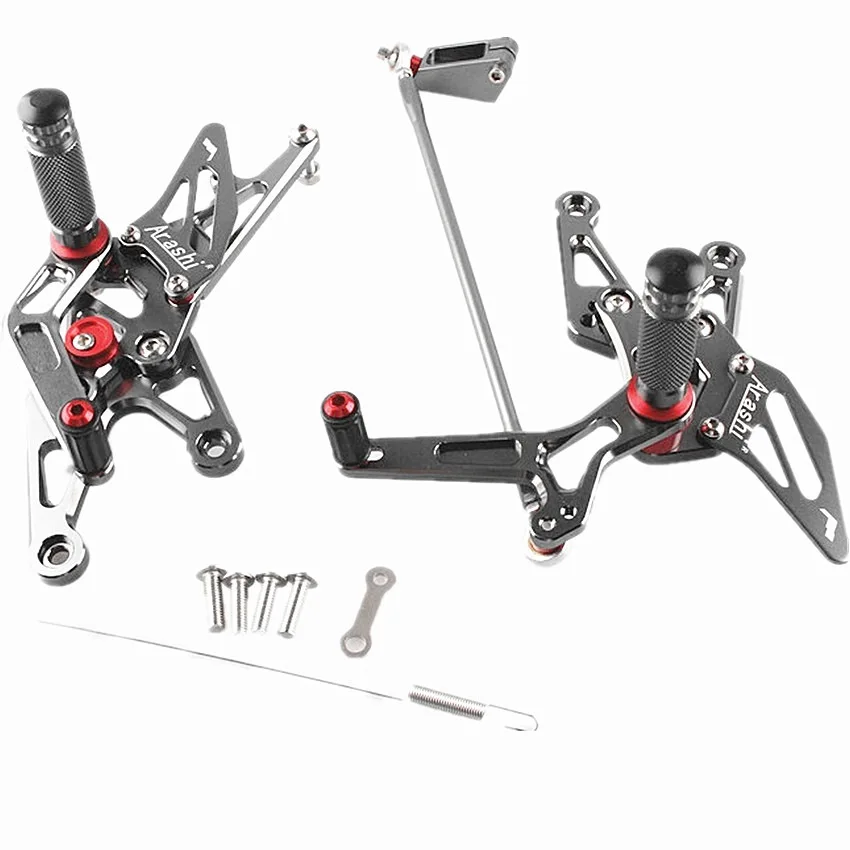 

Gray For Yamaha YZF R1 2007 2008 YZF-R1 CNC Aluminum Adjustable Rearset Foot Pegs Footrest Pedals