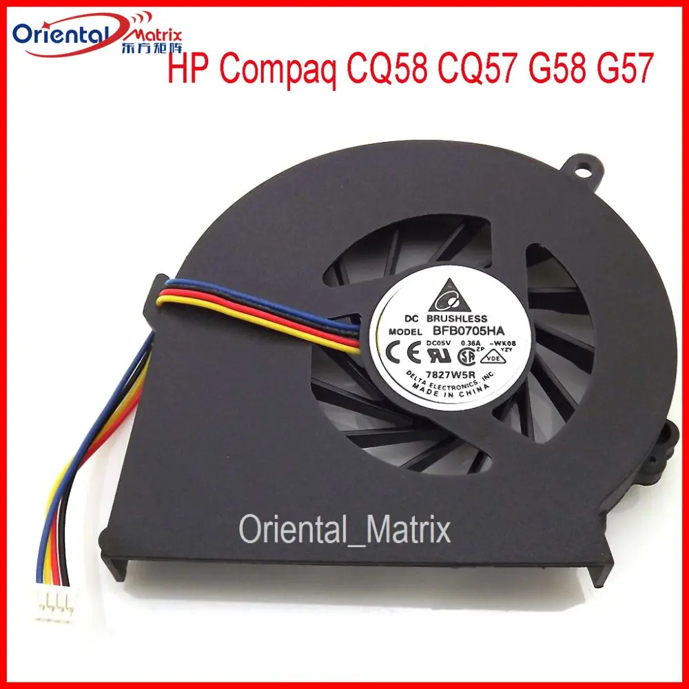Новый семейный вентилятор для ЦП HP Compaq CQ58 CQ57 G58 G57|cpu cooler fan|cooler fanlaptop cpu |