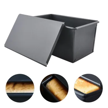 

1Pc Loaf Pan Solid Lightweight Rectangular Durable Reusable Practical Kitchen Supplies Toast Mold Baking Tool